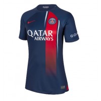 Koszulka piłkarska Paris Saint-Germain Kylian Mbappe #7 Strój Domowy dla kobiety 2023-24 tanio Krótki Rękaw
